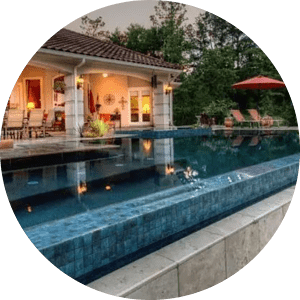 Infinity Edge Water Feature by Downunda Pools