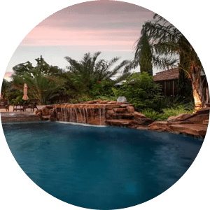 Rock Waterfall Water Feature by Downunda Pools