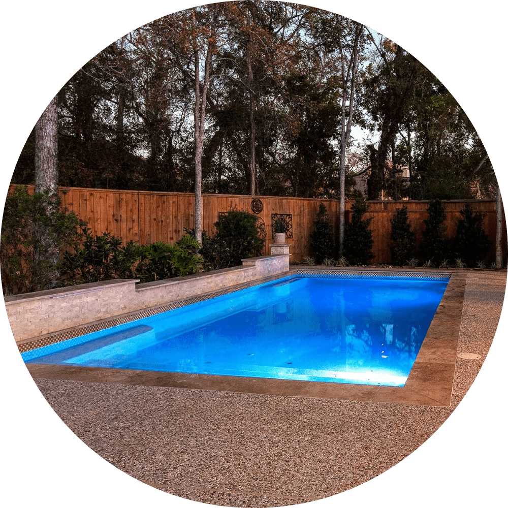 Pool Deck Rainbow Stone