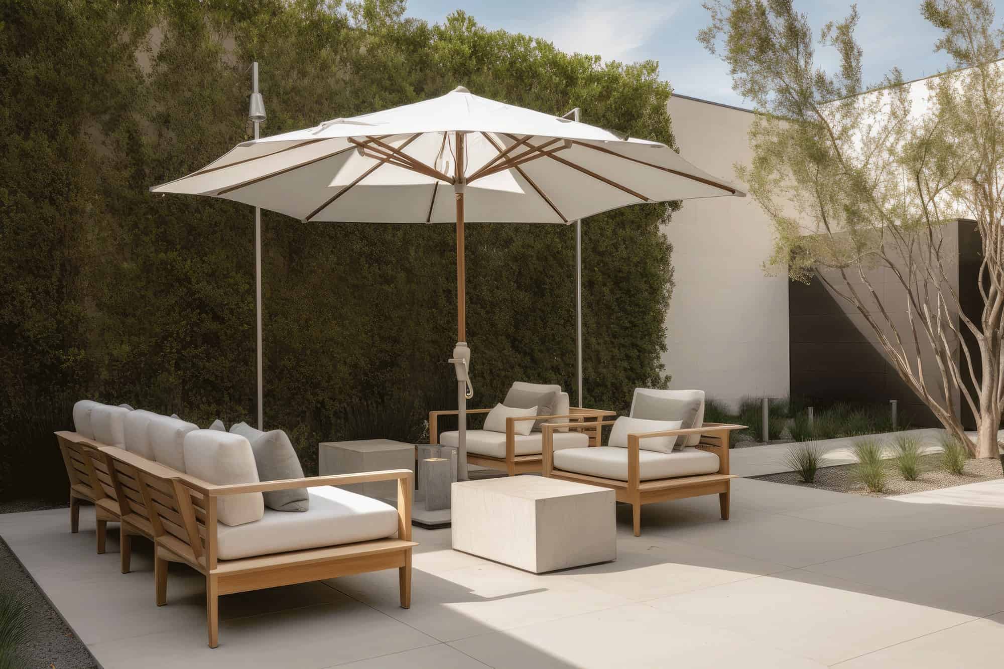 Pool Patio Umbrella - Pool Builders Houston